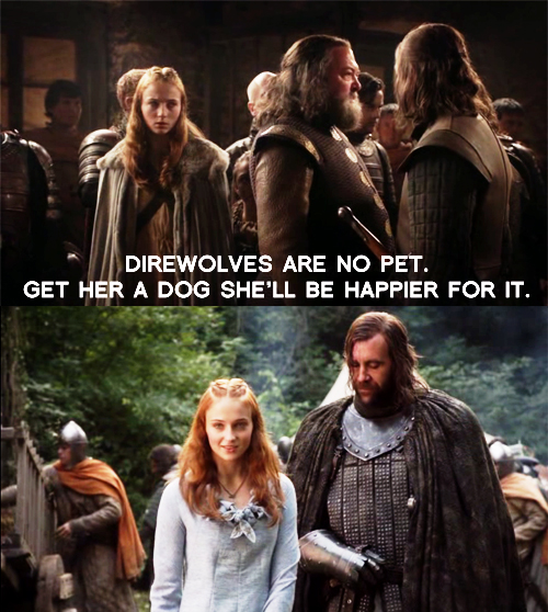 Sansa And The Hound 