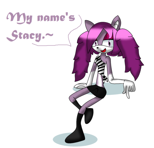  Stacy from D!ck Figures in Sonic form! :D