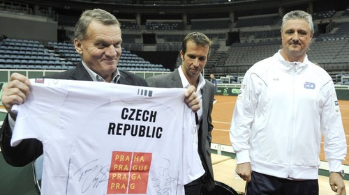  Stepanek and Berdych Davis Cup in Prague