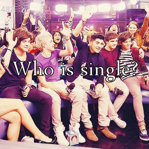  They were asked who was single