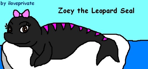  Zoey the Leopard niêm phong, con dấu *Request*