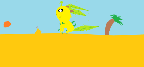  leafeon at strand