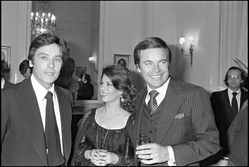  Alain Delon, Nat and RJ in 1978