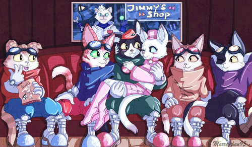 Blinx and his friends