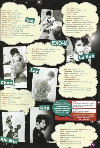  EXO-M in Malaysian Magazine “EPOP”