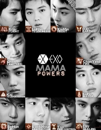 EXO "MAMA" Powers