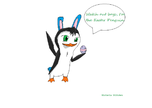  Easter pinguin, penguin