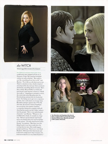  Empire Magazine May 2012 Scans ~ Dark Shadows artikel