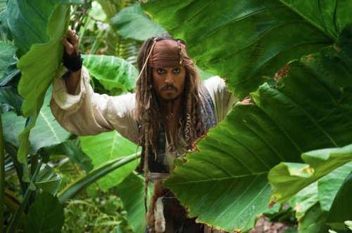  Jack Sparrow-POTC4 karatasi za kupamba ukuta