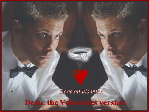  Jensen, as Dean Winchester the Valentine version
