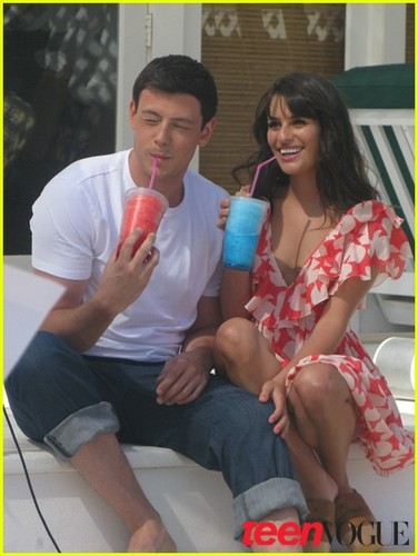 Lea Michele & Cory Monteith Covers Teen Vogue December 2010