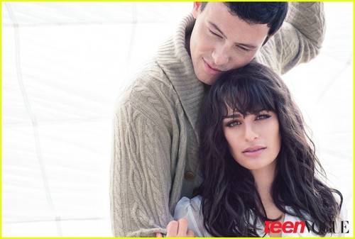  Lea Michele & Cory Monteith Covers Teen Vogue December 2010