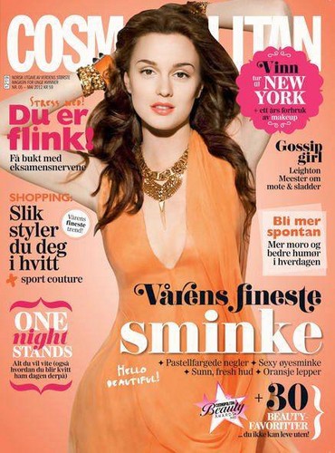  Leighton Meester on the cover of Cosmo Norway - May 2012♥
