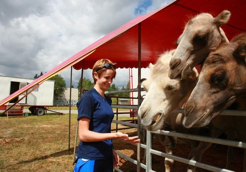  Martina Sablikova and camels