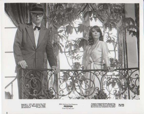  Michael Caine and Natalie in Peeper, 1975