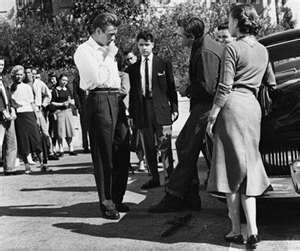  On set of Rebel Without A Cause