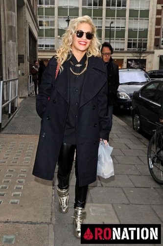 Rita Ora - 'BBC Radio 1' Studios - February 18, 2012