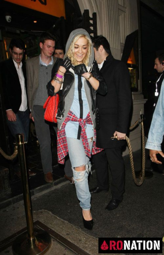  Rita Ora - Leaving Mahiki Nightclub - February 28, 2012