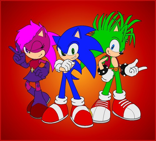 Sonic,Manic,Sonia. Sonic Underground. 