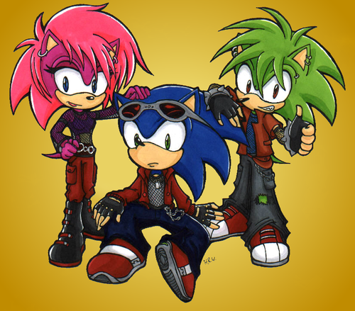 Sonic,Manic,Sonia. Sonic Underground.