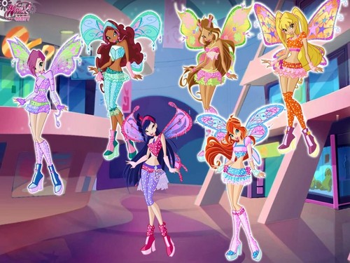 The winx gang in Believix transformation 