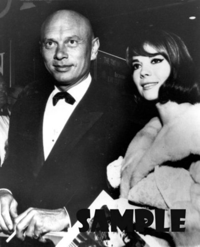 Yul Brynner and Natalie Wood 