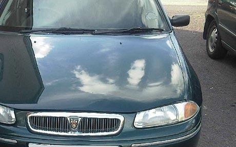  13 hours after Michael died this image appeared on a mans car