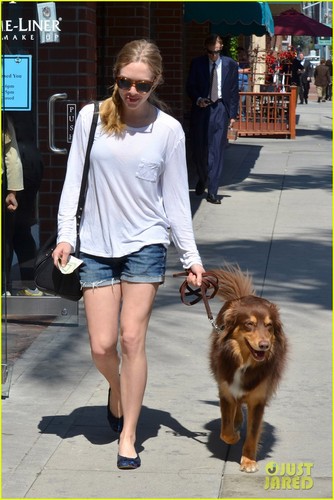  Amanda Seyfried: Monday Errands with Finn!