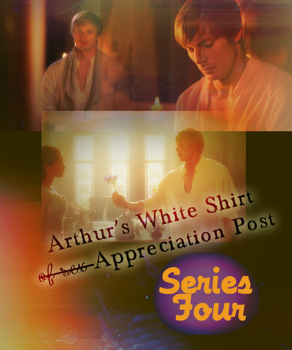  Arthur's White overhemd, shirt Of....Hehehehe
