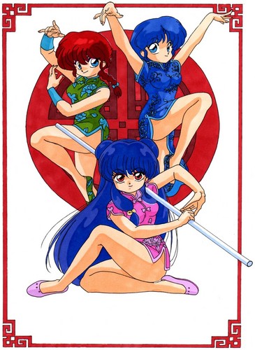  Asian Angels; Shampoo, Ranma, and Akane; by: MissMikopete