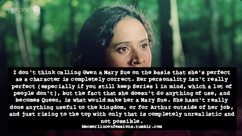  BBC Merlin Confession - "Mary Sue"