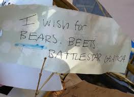  Bears, Beets, Battle bituin Galactica!