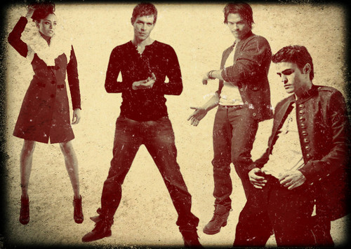  Bonnie,Stefan,Klaus,Damon!!!