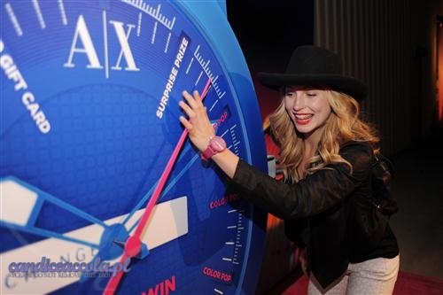  Candice at Armani Exchange and T-Mobile's 3rd annual Neon Carnival. {14/04/12}