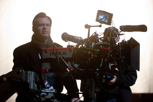  Christopher Nolan On the Set