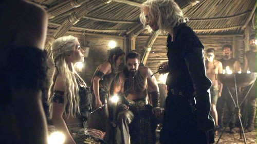 Drogo and Daenerys with Viserys