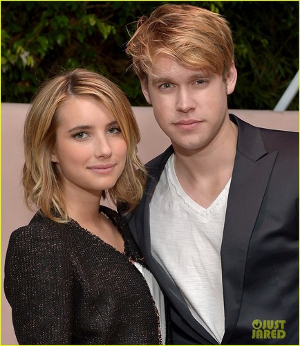 Emma Roberts & Chord Overstreet: Conde Nast Hot List Party