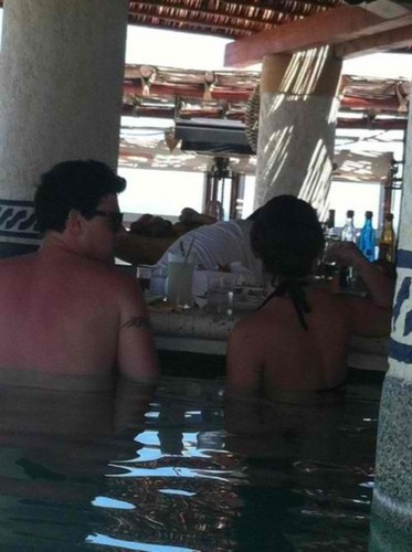  Lea and Cory in a Hot Tub