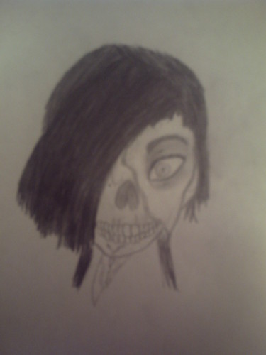  My drawing of Me as a Zombie