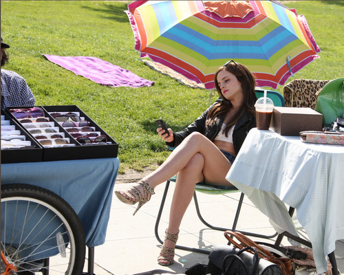  On the Set of The Bling Ring - April 12, 2012
