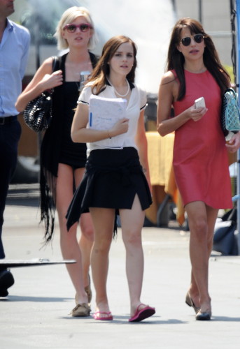  On the Set of The Bling Ring - April 9, 2012