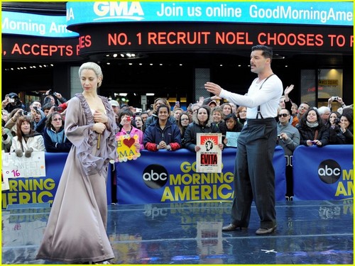  Ricky Martin & Elena Roger: 'Evita' Performance on GMA