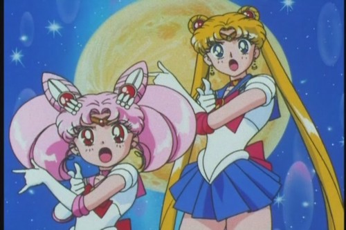  Sailor moon & Sailor Chibi Moon