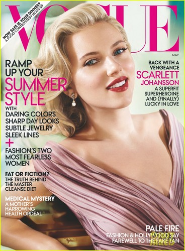  Scarlett Johansson Covers 'Vogue' May 2012