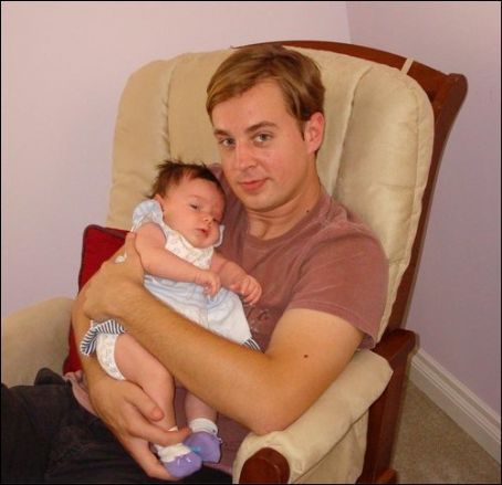 Sean murray with a little baby