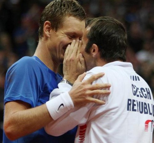  Stepanek and Berdych : To gesture? :-) wewe got it have !