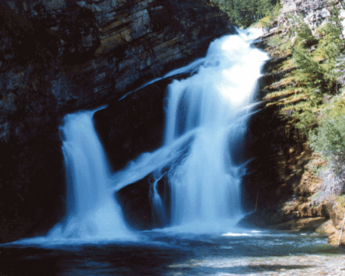 بھیڑیا Lake Waterfall