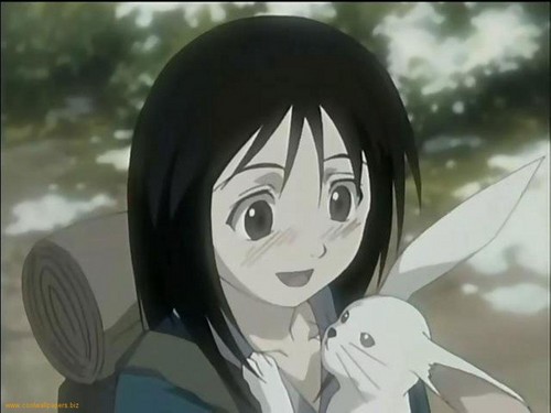  aww Cute little Haku and Rabbit