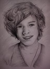 my drawing of Harry styles 