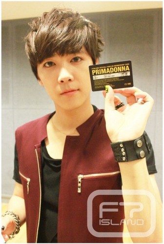  Primadonna Fanclub Member Card Hong Ki